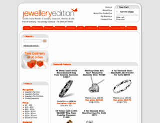 jewelleryedition.co.uk screenshot