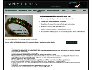 jewelry-tutorials.com screenshot