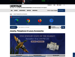 jewelry.ha.com screenshot