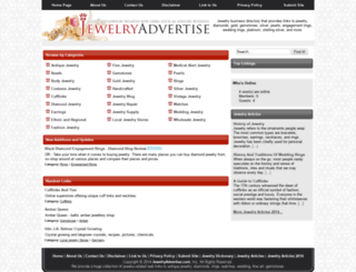 jewelryadvertise.com screenshot