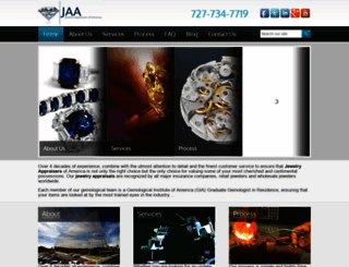 jewelryappraisersofamerica.com screenshot