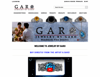 jewelrybygaro.com screenshot