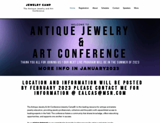 jewelrycamp.org screenshot