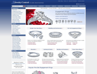 jewelrycentral.com screenshot