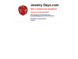 jewelrydays.com screenshot