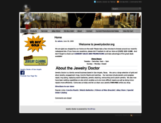 jewelrydoctor.org screenshot