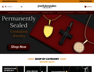 jewelrykeepsakes.com screenshot