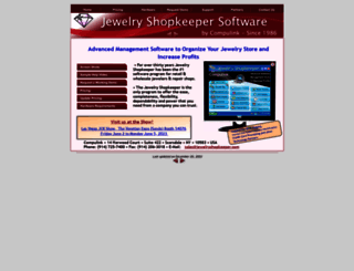 jewelryshopkeeper.com screenshot