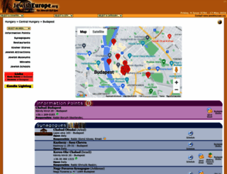 jewishbudapest.org screenshot