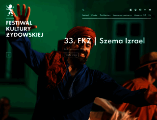 jewishfestival.pl screenshot
