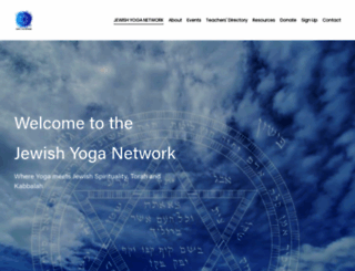 jewishyoganetwork.org screenshot