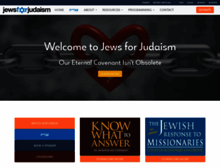 jewsforjudaism.org screenshot