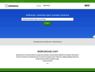jezikoslovac.com screenshot