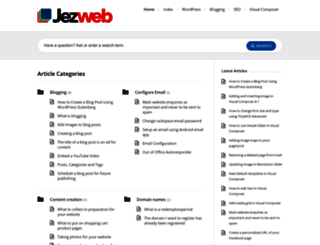 jezweb.info screenshot