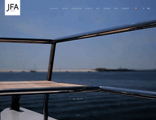 jfa-yachts.com screenshot