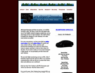 jfkairportlimousine.net screenshot