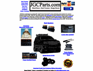 jgcparts.com screenshot