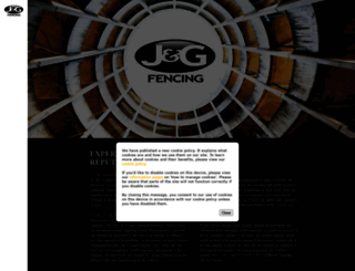 jgfencing.com screenshot