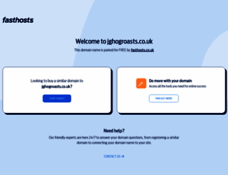 jghogroasts.co.uk screenshot