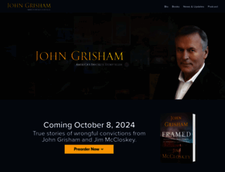 jgrisham.com screenshot