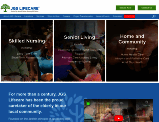jgslifecare.org screenshot