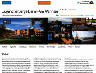 jh-wannsee.jugendherbergen-berlin-brandenburg.de screenshot
