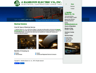 jhamiltonelectric.com screenshot