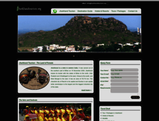 jharkhandtourism.org screenshot