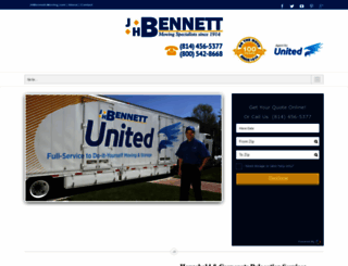 jhbennett-moving.com screenshot