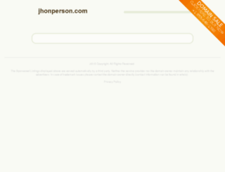 jhonperson.com screenshot
