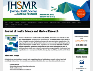 jhsmr.org screenshot