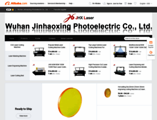 jhxlaser.en.alibaba.com screenshot