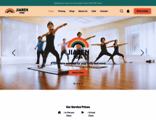jiarenyogastudio.com screenshot