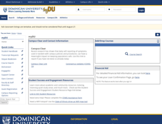 jicsweb1.dom.edu screenshot