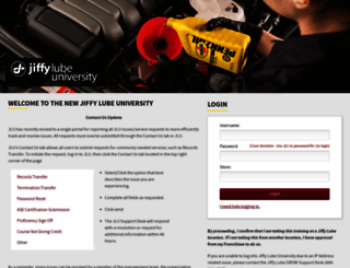 jiffylubeuniversity.com screenshot