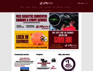 jiffylubeutah.com screenshot