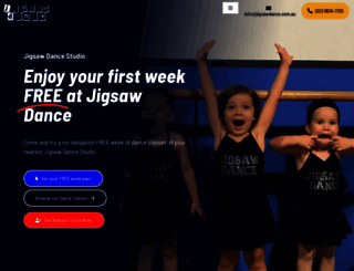 jigsawdance.com.au screenshot
