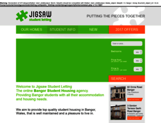 jigsawstudentletting.com screenshot