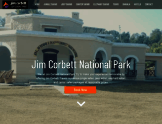 jim-corbett-park.in screenshot