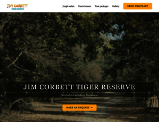 jim-corbett.co.in screenshot