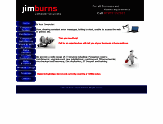 jimburnscomputersolutions.co.uk screenshot