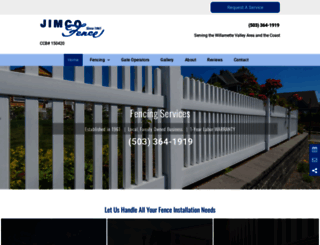 jimco-fence.com screenshot