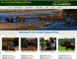 jimcorbettnationalparktour.com screenshot