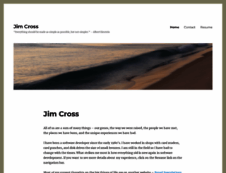 jimcross.com screenshot