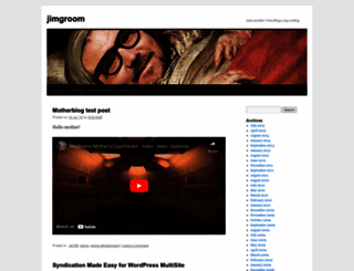 jimgroom.umwblogs.org screenshot