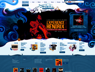 jimihendrix.com screenshot
