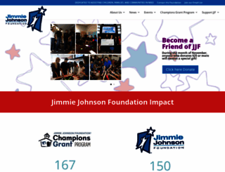 jimmiejohnsonfoundation.org screenshot