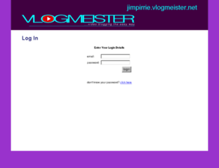 jimpirrie.vlogmeister.net screenshot