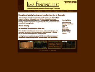 jims-fencing.com screenshot