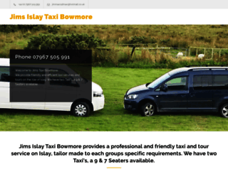 jims-islay-taxi.co.uk screenshot